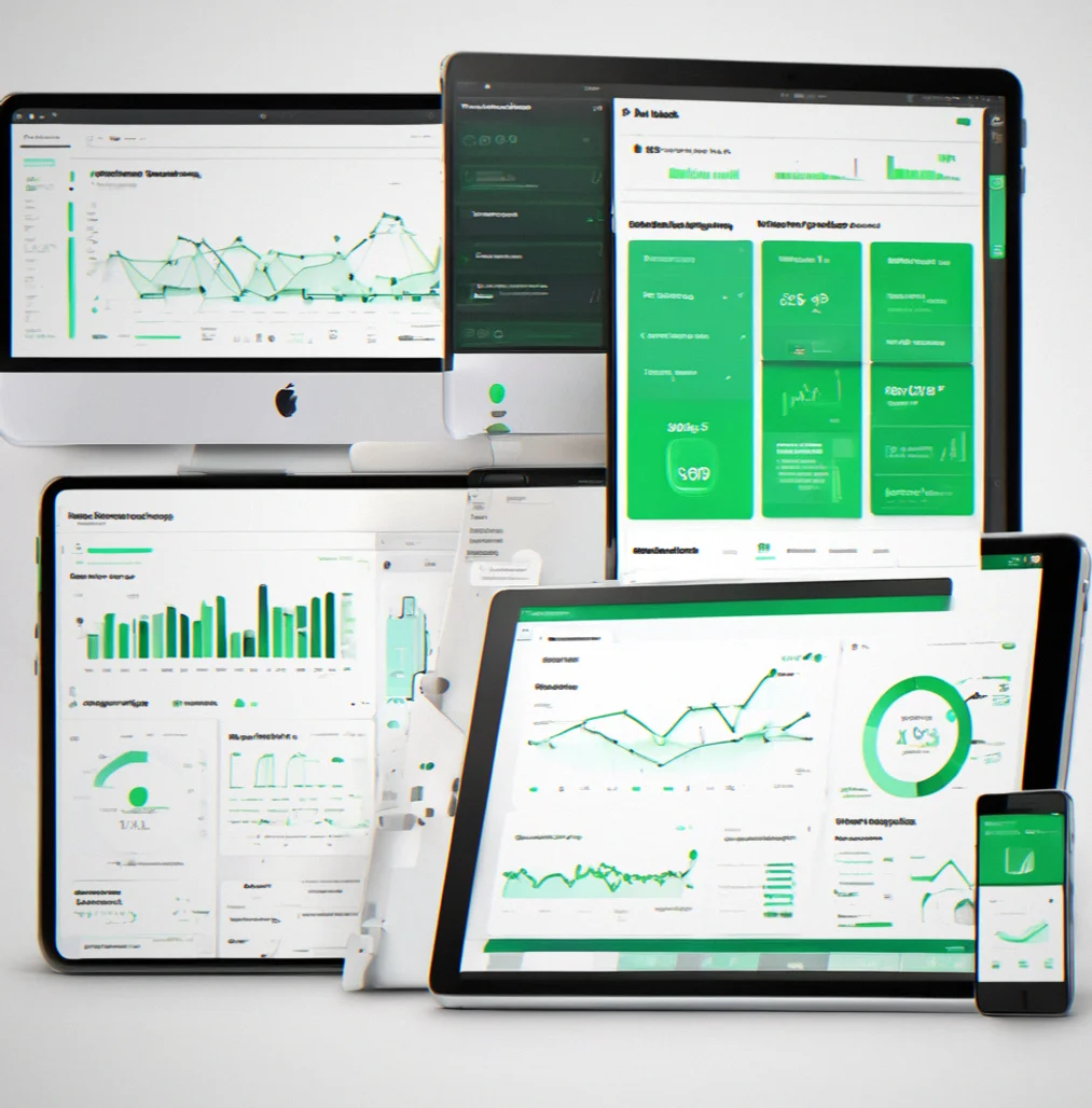 Real user monitoring dashboard showing Core Web Vitals metrics with green performance indciators across device types